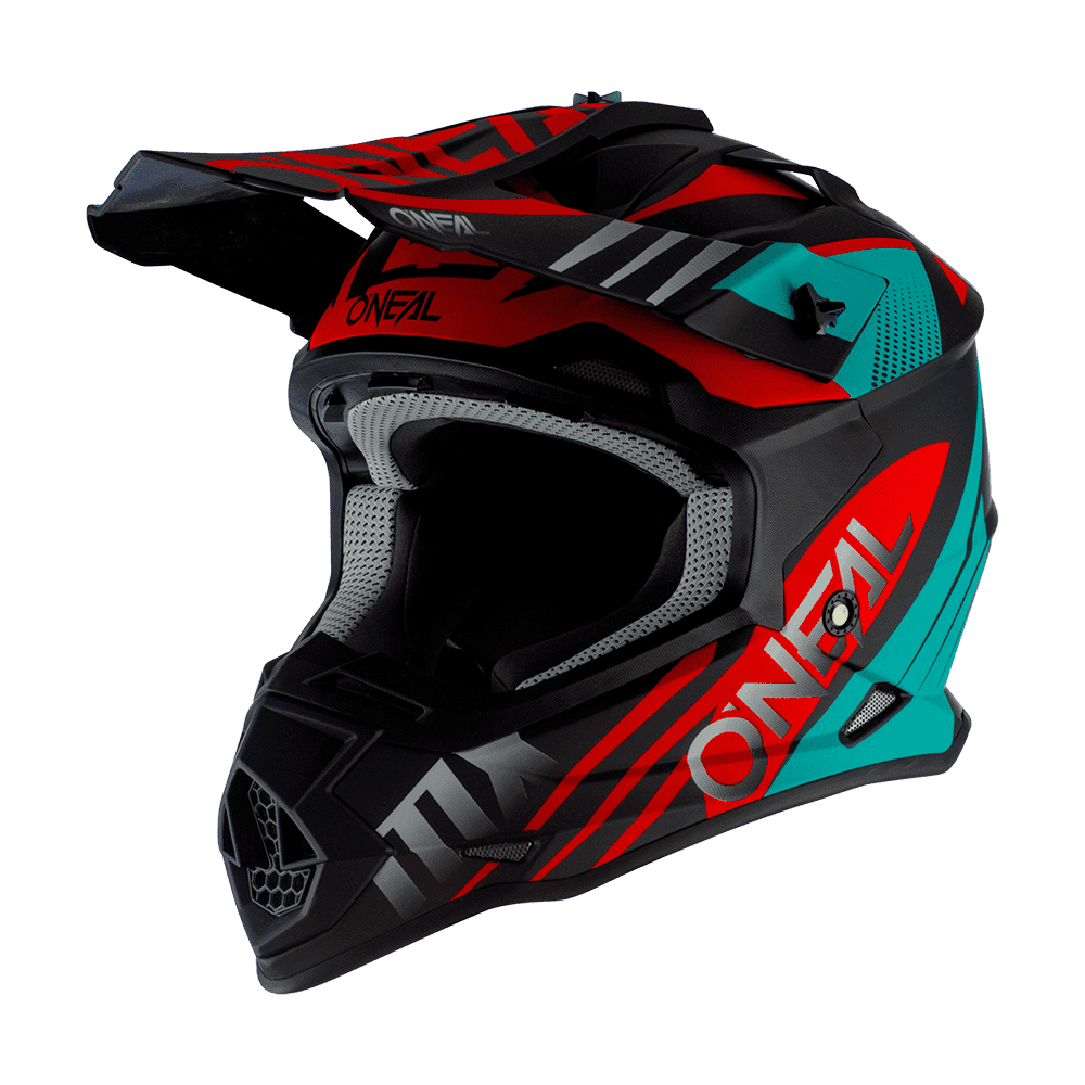 2SRS Helmet SPYDE 2.0 black//teal//red XS 53//54cm