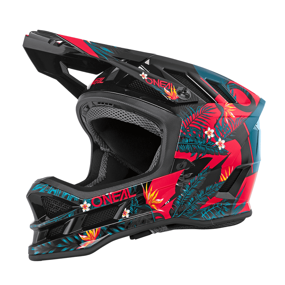 O/'NEAL Blade Rider DH Fahrrad Helm schwarz//weiß 2021 Oneal