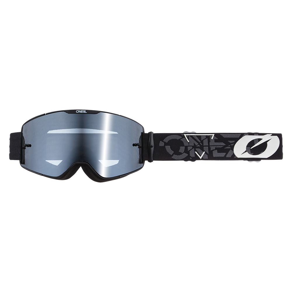 ONEAL b-20 FLAT Goggle MX INTEGRALE PIENO VISIERA CASCO MTB CROSS DH Occhiali Bianco 