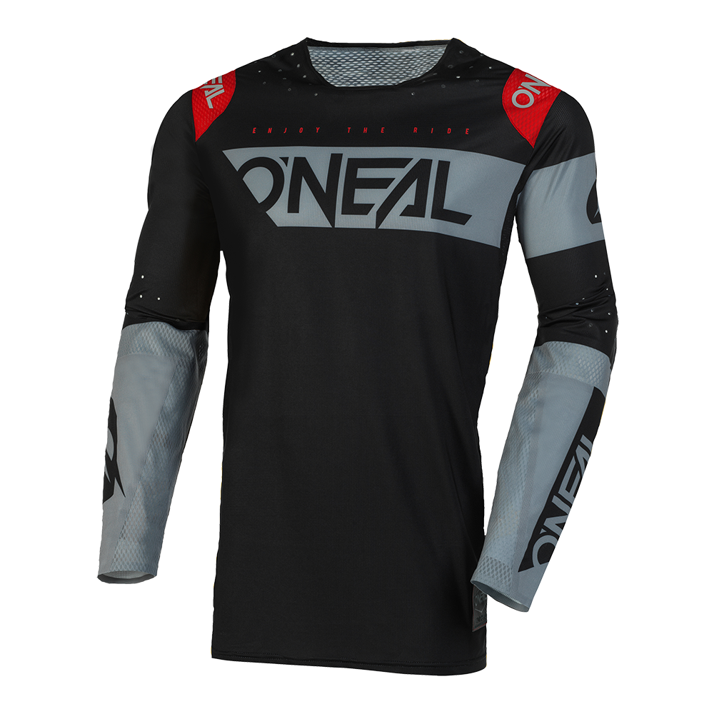 ONeal Prodigy Mens Jersey Black/Neon Red, Small 
